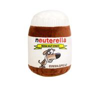Neuterella Funny Dog Toy with Squeaker- Parody Plush Squeaky Dog Toy for Small, Medium and Large Dogs- Gifts for Dogs and Dog Lovers