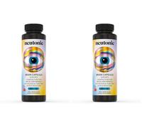 Neutonic | Nootropic Brain Capsules | Support Cognitive Function* & Memory** - Caffeine-Free, Research-Backed Nootropic Ingredients | Enhance Focus & Mental Performance | 90 Capsules (Pack of 2)