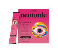 Neutonic Nootropic Focus Blend Powder | Wild Berry 16 Sticks | Caffeine Free, Zero Sugar | Support Memory, Mental Clarity, Cognitive Function | Boost Focus, Energy, Brain Health