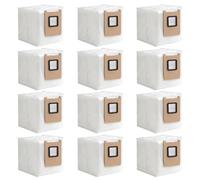 Neutop 12-Pack Disposable Dust Bags for eufy E25 / E28 /C28 Robot Vacuum | Accessories Dust Bags for Eufy E28 Omni /E25 Omni /C28 Omni ,Replacement Vacuum Bags,3L Large Capacity,Disposable Bag 4-Layer