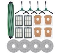 neutop Accessories Compatible with iRobot Roomba Plus 405/505 Combo Robot Vacuum Replacement Parts with 1 Roller Brush 4 Hepa Filter 4 Edge Sweeping Brush 4 Mop Pad 4 Dust Bag