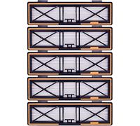 Neutop Orange Replacement H13 Filters Compatible with Neato D10, D9, D8, D7, D6, D5, D4, D3, Robotic Vacuum Cleaners, 5-Pack.
