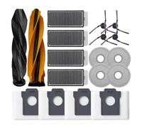 neutop Replacement Parts Compatible with Dreame X50 Ultra Complete Robot Vacuum Accessories 1 Roller Brush Set 4 Filter 4 Side Brush 4 Mop Pad 4 Dust Bag