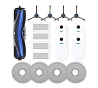 Neutop Replacement Parts Compatible with Ecovacs Deebot N30 Omni / N30 Pro Omni, Robot Vacuum Accessories 1 Roller 4 Filter 4 Side Brush 4 Mop Pad 4 Dust Bag