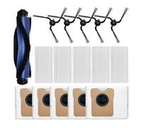 Neutop Replacement Parts Compatible with eufy C10, Robot Vacuum Accessories with 1 Roller 5 Filter 5 Side Brush 5 Dust Bag