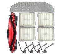 Neutop Replacement Parts Compatible with Roborock Q10 S5/ Q10 S5+/ Q10 X5/ Q10 X5+, Robot Vacuum Accessories 1 Roller Brush 4 Filter 4 Side Brush 4 Mop Pad