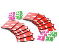 Neutrade Double Sided Sticky Pads Compatible with GoPro Helmet Mounts, Nextbase Dashcam Spare Replacement Set of adhesive pads (Pack of 12)