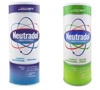 Neutradol Carpet Deodoriser 2 Pack Super Fresh and Original Cleaning Product from Kingdom Supplies. Blue & Green