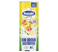 Neutradol Citrus Fresh Bin Odour Destroyer 350g Powerful Bin Freshener for All Household Bins Active Deodorising, Eliminates & Neutralises Bad Odours, Long Lasting Freshness