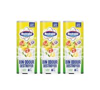 Neutradol Dustbin Odour Destroyer, Bin Freshener Deodorising Powder, Odour Eliminator for Indoor & Outdoor Bins, Citrus Fresh Multipack of 3 x 350g
