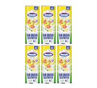 Neutradol Dustbin Odour Destroyer, Bin Freshener Deodorising Powder, Odour Eliminator for Indoor & Outdoor Bins, Citrus Fresh Multipack of 6 x 350g