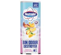 Neutradol Peach Mango Burst Bin Odour Destroyer 350g Powerful Bin Freshener for All Household Bins Active Deodorising, Eliminates & Neutralises Bad Odours, Long Lasting Freshness