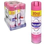 Neutradol Room Spray, Fast Acting Aerosol, Air Freshener for Home & Office, Odour Eliminator, Fresh Pink, Multipack of 3 x 300ml