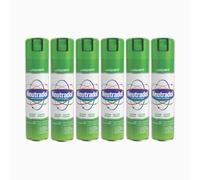 Neutradol Room Spray, Fast Acting Aerosol, Air Freshener for Home & Office, Odour Eliminator, Super Fresh, Multipack of 6 x 300ml