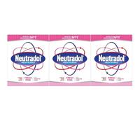 Neutradol Slow Release Gel Air Freshener & Odour Eliminator - Fresh Pink Scent, Long Lasting Up to 90 Days, No Plug or Spray Needed - Pack of 3 x 135g