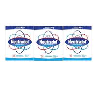Neutradol Slow Release Gel Air Freshener & Odour Eliminator - Original Scent, Long Lasting Up to 90 Days, No Plug or Spray Needed - Pack of 3 x 135g
