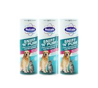 Neutradol Sniff n Purr Pet Deodoriser, Odour Neutraliser for Pet Areas, Carpet & Room Deodoriser For Pet Odours, Pure Fresh Scent, Long-Lasting Freshness, Multipack of 2 x 525g Powder
