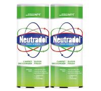 Neutradol Super Fresh Carpet Deodorizer 350g x 3 Pack | Odour Eliminator Powder for Carpets Rugs & Upholstery | Neutralises Smells Pet Odours & Musty Scents | Gives Long Lasting Fragrance