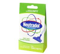 Neutradol Vac Sac Super Fresh Vacuum Deodorizer Sachets - 3 pcs