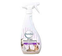 NeutraHaze Pet Odour Eliminator Spray 500ml - Removes Urine, Faeces, Vomit & Pet Mess Odours - For Pet Beds & Home Use (1 x 500ml, Freesia & White Sands)
