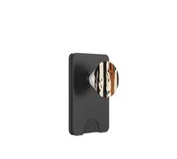 Neutral Animal Stripe Aesthetic - Abstract Indie Print PopSockets PopWallet for MagSafe