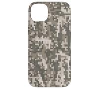 Neutral Camouflage Digital Pattern Pixels Hunting Camo Case for iPhone 14 Plus
