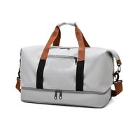 Neutral Color Rectangular Travel Handbag For Men And Women, Suitable, Compatible For Various Cross-body Bags(BJ8045 gray)