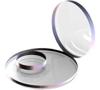 Neutral Density Optical Filter Sheet - 12.5mm/25mm Diameter, 50x50mm Size, Optical Density 0.1-1.0, H-K9L Glass, 1 PCS(Round 12.5mmx0.6)