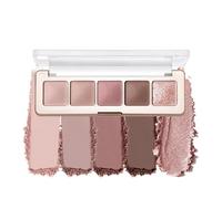 Neutral Eyeshadow Palette 5 Colors, Nude Brown Matte & Subtle Shimmer Shades, Highly Pigmented Blendable Long-Lasting Powder, Smooth No-Fallout Daily Eye Makeup Palette for Work and Natural Looks- 2#