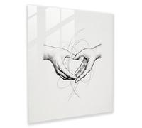 Neutral Glass Print - Unified Neutrality - Neutral, Wall Decoration, Unified Neutrality, Glass Print, 12" x 12"