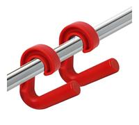 Neutral Grip Pull Up Hooks - Portable Barbell Grips, Ergonomic Rotating Handle, Heavy Duty Nylon Strap | Deadlift Fitness Exercise Resistance Bands Workout Gym Men Women Strength Equipment