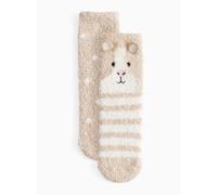 Neutral Guinea Pig Fluffy Polkadot Socks 2 Pack 6-8.5 Infant