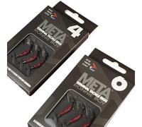 Neutral Lock Hook - Ronnie Boys Edition - Sizes 2,4, 6, 8 - Barbed & Barbless Options - Spinner Rig Hook for META Terminal Tackle - Forged High-Carbon Steel for Carp Fishing (Barbed, 4)