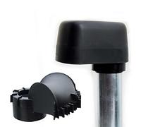 Neutral PremiumX Mast CAP with cable guide, Suitable for poles and Rafter Holder with 48 MM to 60 MM Diameter Black