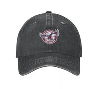 Neutral Pure Cotton Breathable Manly Warringah Sea Eagles Cowboy Hat Snapback Cap Wild Ball Hat Snap Back Hat Icon Women's Hats for The Sun Men's Gift