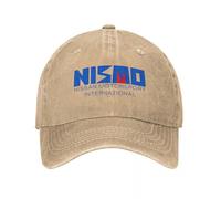 Neutral Pure Cotton Breathable Vintage Nismo Logo Baseball Cap Vintage Distressed Cotton Snapback Hat Unisex Style Outdoor Running Golf Unstructured Soft Caps Gift