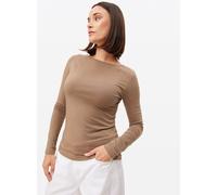 Neutral Slim Fit Modal Long Sleeve Top 8