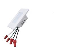 Neutral Wire Required App/Voice/Touch Control Ip44 Rated 150w Touch Light Switch for Home - No Load Abspc Fire-Retardant 2. 4ghz Wireless - Single Pole