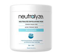 Neutralyze Exfoliating Pads (100 Pads) - Maximum Strength Acne Treatment Pads With 2% Salicylic Acid + 1% Mandelic Acid + Nitrogen Boost Skincare Technology