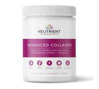 Neutrient™ Advanced Collagen Powder Supplement, Hydrolyzed Collagen Peptides with Buffered Vitamin C and Microbiome Spores for Normal Skin, Gums, Bones and Cartilage Function. (350g)