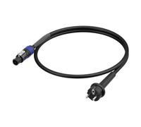 Neutrik NKPH11-MFA3 Power Cord H05VV-F3G1.5 powerCON FXXA-Schuko E+F (M) Cable, 3m