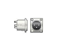 Neutrik | 3-pin XLR chassis Mounting Plug | NC3MD-LX