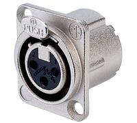 Neutrik 3 Pole NC3FD-LX Panel Socket