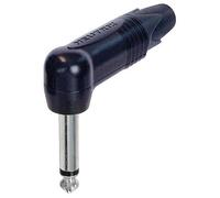 Neutrik - 6.35mm Jack Plug, Mono, 90 Degree, Black