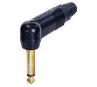 Neutrik - 6.35mm Jack Plug, Mono, 90 Degree, Black
