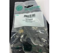 Neutrik 7 Pin NC7MX-B Male XLR Connector Black Body Gold Pins Pro Mic Plug
