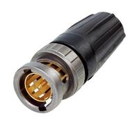 NEUTRIK - 75 ohm UHD BNC Plug Connector, 4K & 8K Signals - 6.3mm O.D Cables