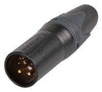 NEUTRIK - 8+2 Way XLR Plug, Black Metal with Secure Lock
