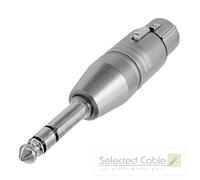 Neutrik Audio Adapter 6.3mm Jack Plug to XLR Female Socket 3-Pole | NA3FP