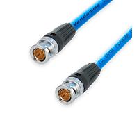 Neutrik BNC to BNC Lead Van Damme Coaxial Cable 75 ohm, Video CCTV Word Clock (2 m, Blue)